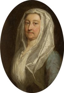 Lady Byrne door William circle of Hogarth